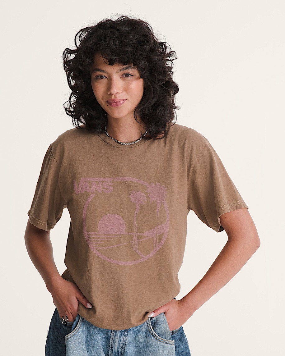 waffelladen-t-shirt im vans-stil