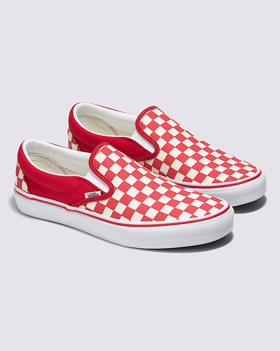 customs classic slip-on checkerboard wide shoe