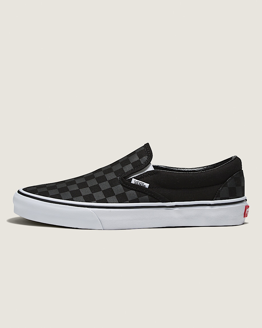 customs classic slip-on checkerboard wide shoe