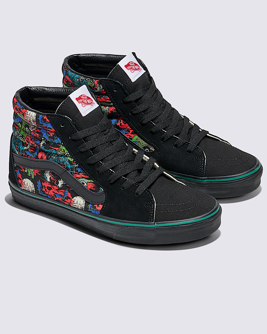 customs sk8-hi wide halloween schuh