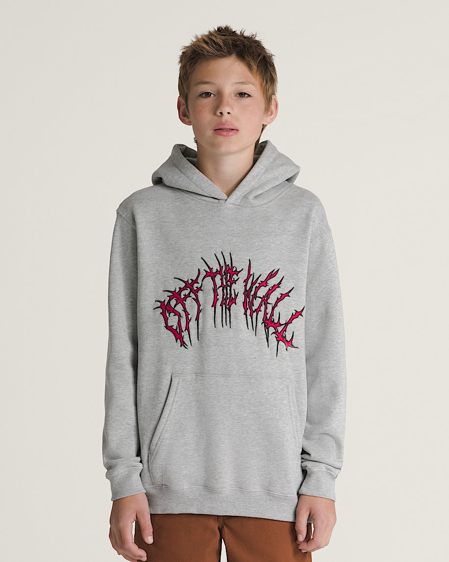 kinder-pullover-hoodie mit metallbogen