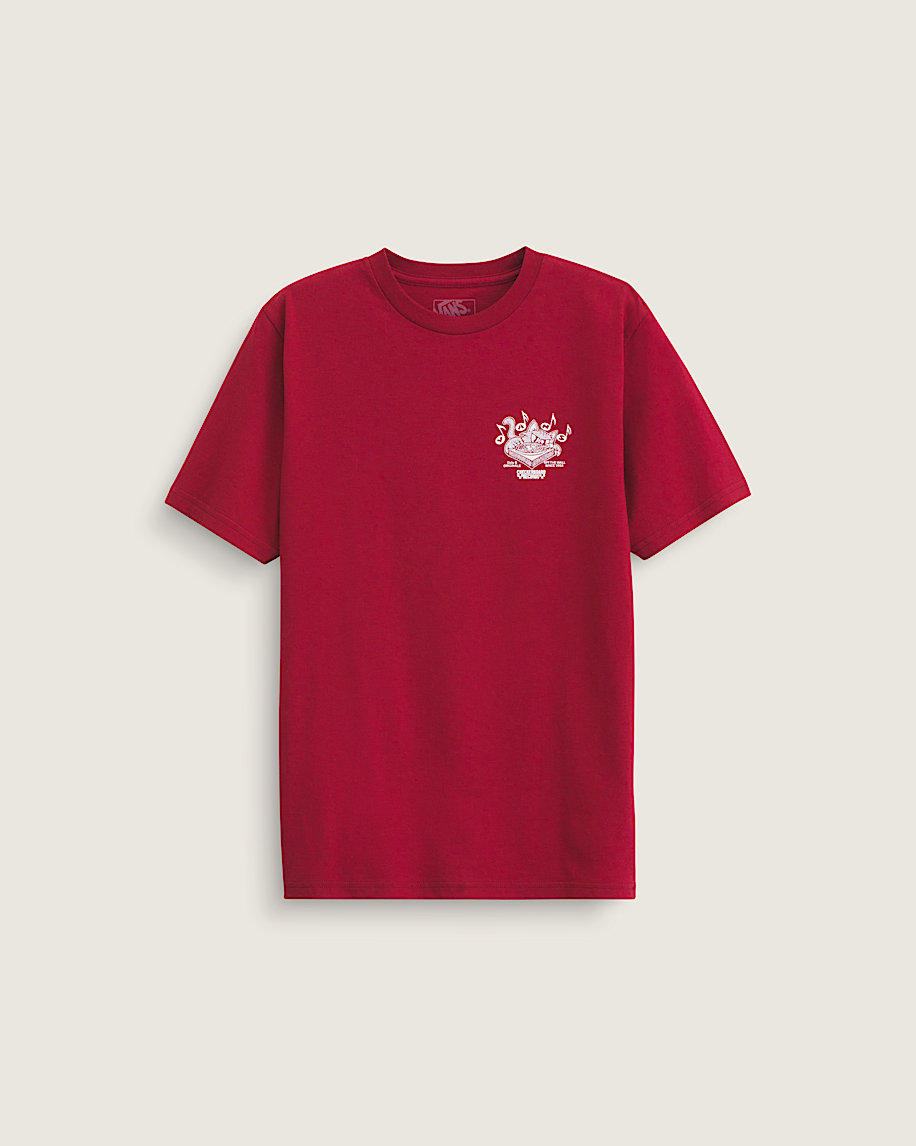 kinder-t-shirt mit kratzern auf schallplatten