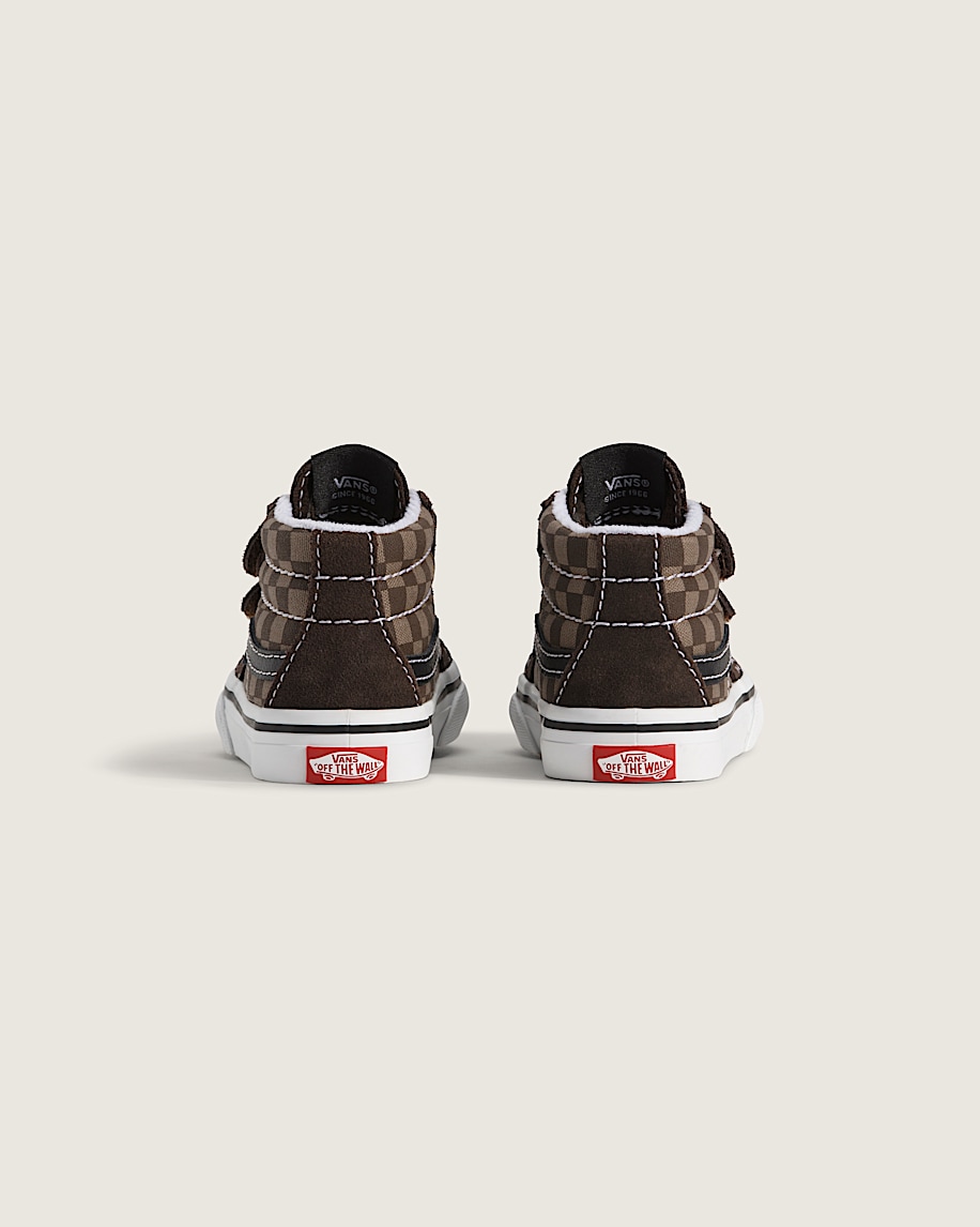 kleinkinderschuh sk8-mid v checkerboard