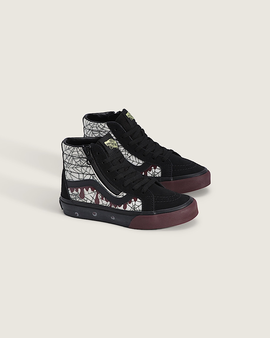 halloween-schuh für kleine kinder mit seitlichem reißverschluss sk8-hi-schuh