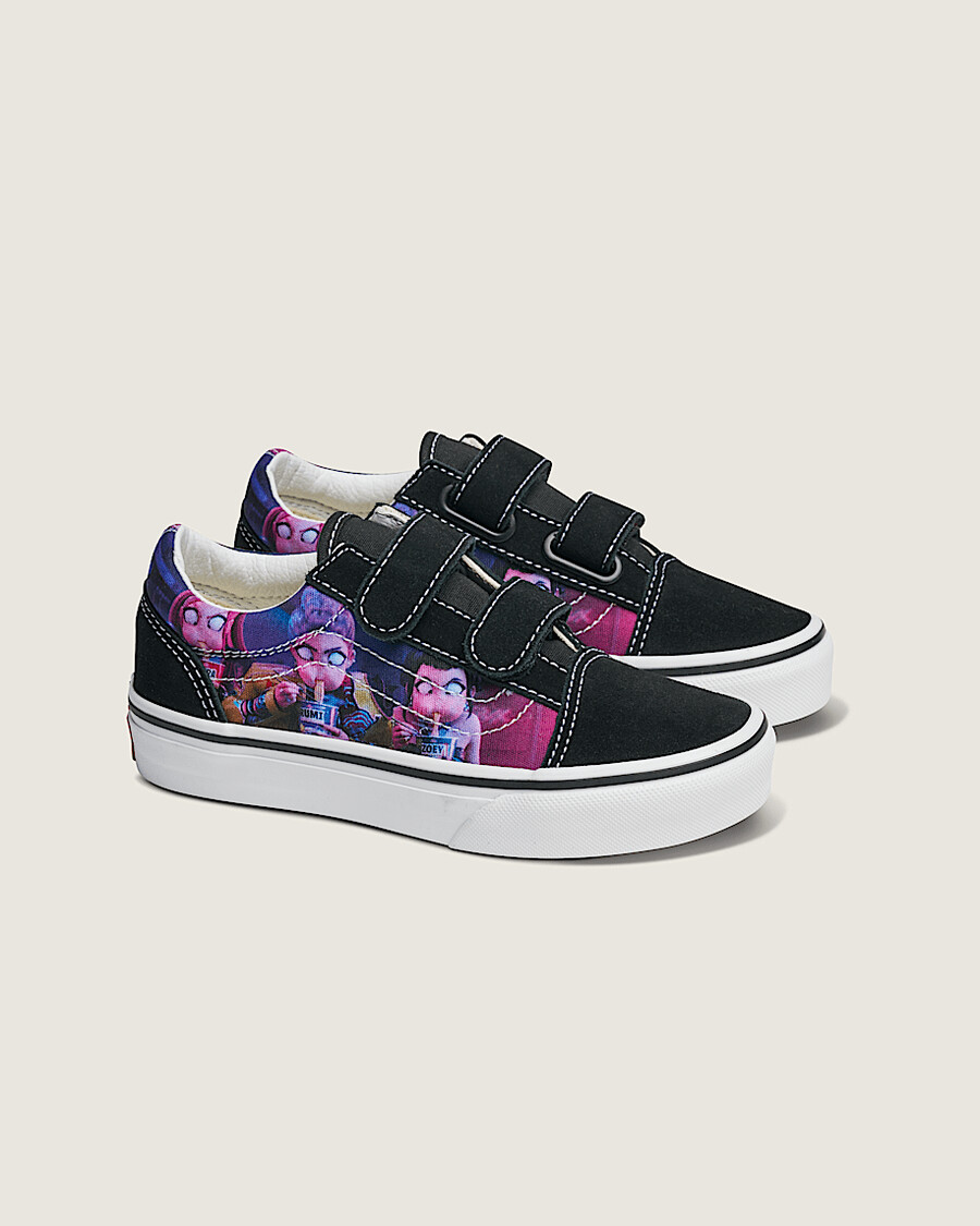 kpop demon hunters x vans old skool v schuh für kleine kinder