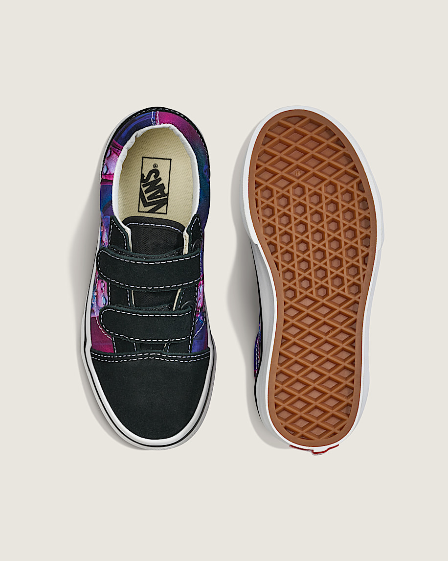 kpop demon hunters x vans old skool v schuh für kleine kinder