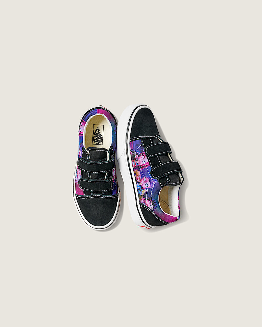 kpop demon hunters x vans old skool v schuh für kleine kinder