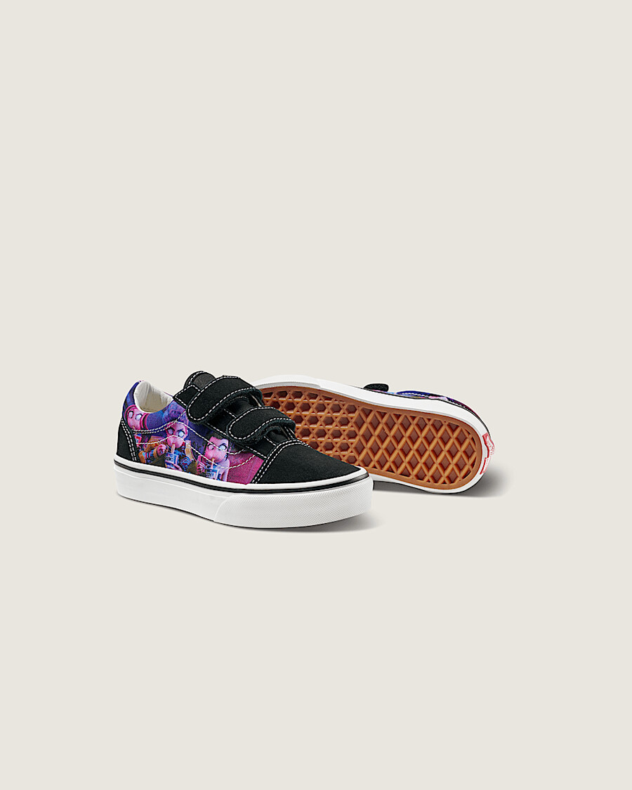 kpop demon hunters x vans old skool v schuh für kleine kinder