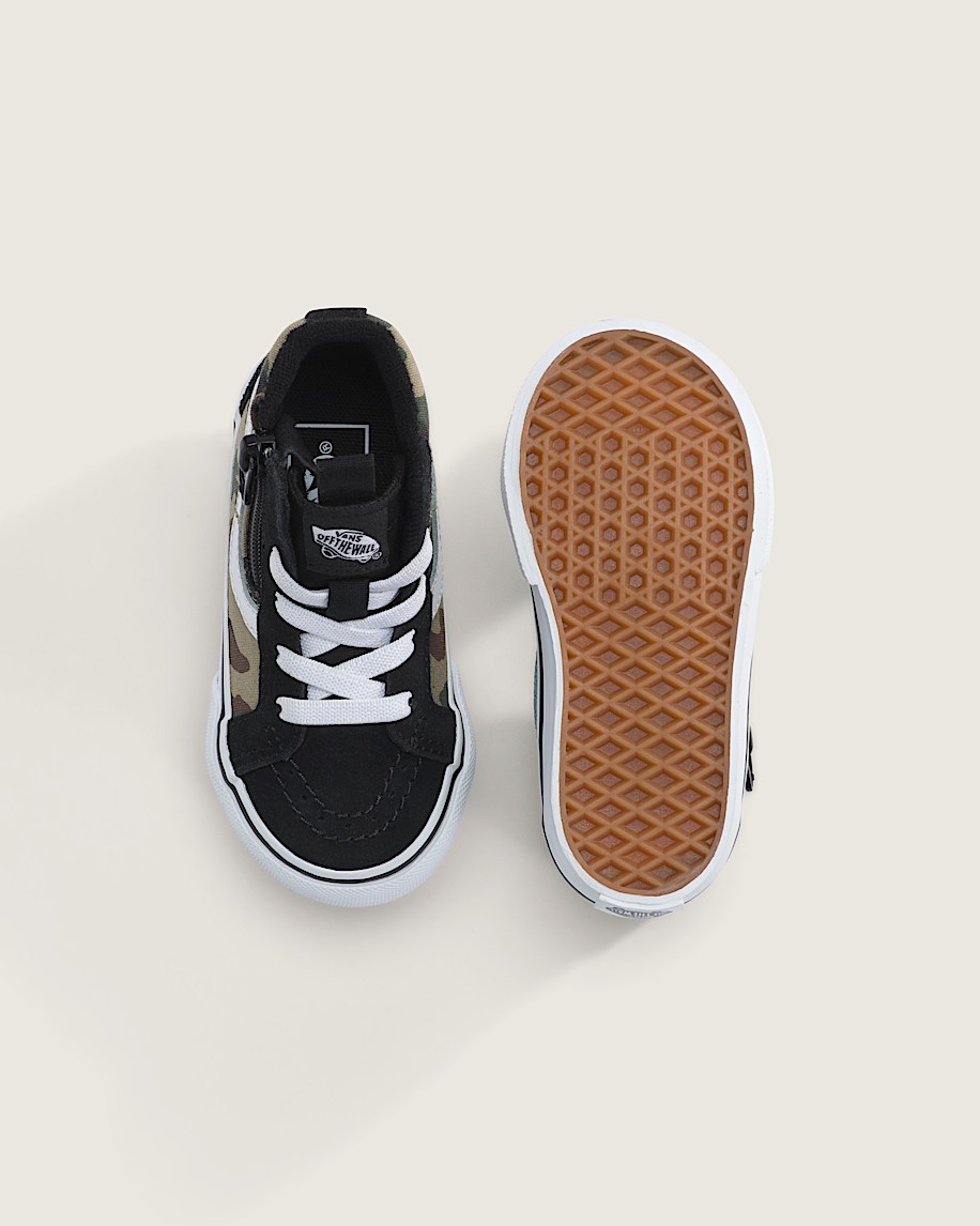 kleinkinderschuh sk8-hi mit seitlichem reißverschluss
