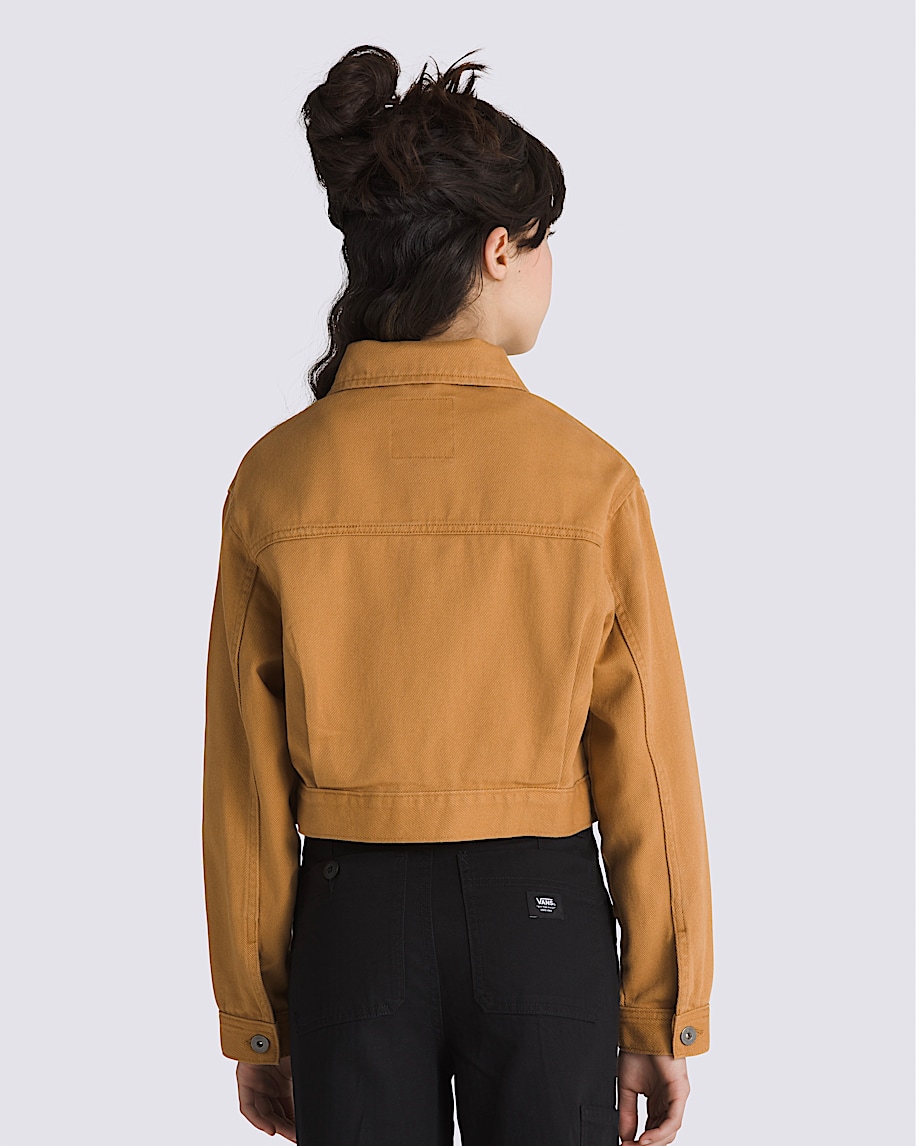 raynes crop truckerjacke für kinder