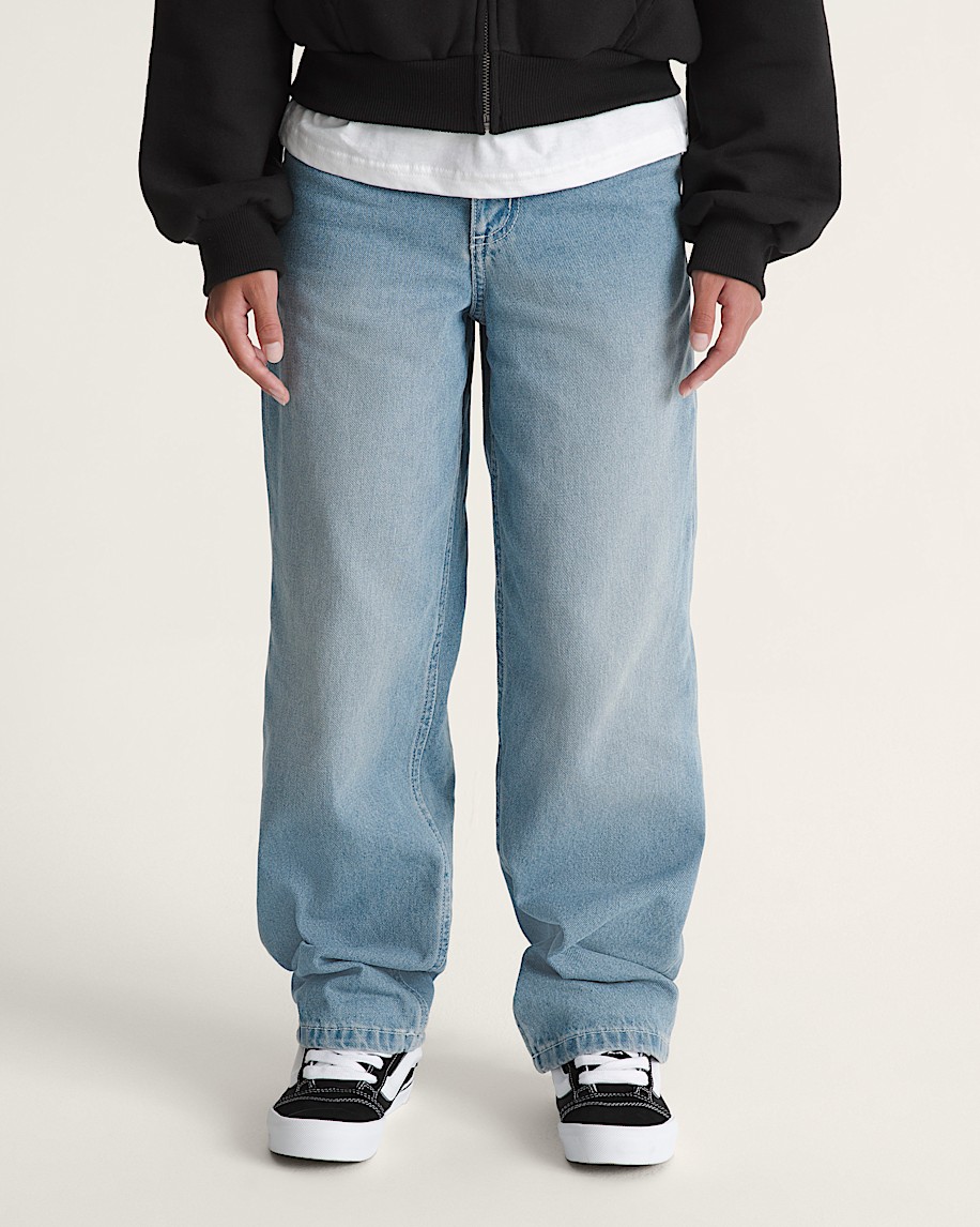 kinder sirelle denim puddle pants