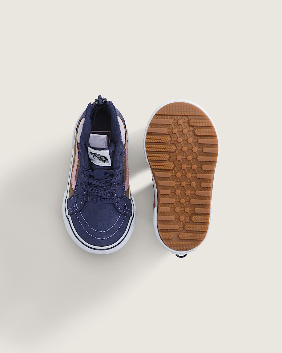 wasserabweisender sk8-hi zip schuh für kleinkinder